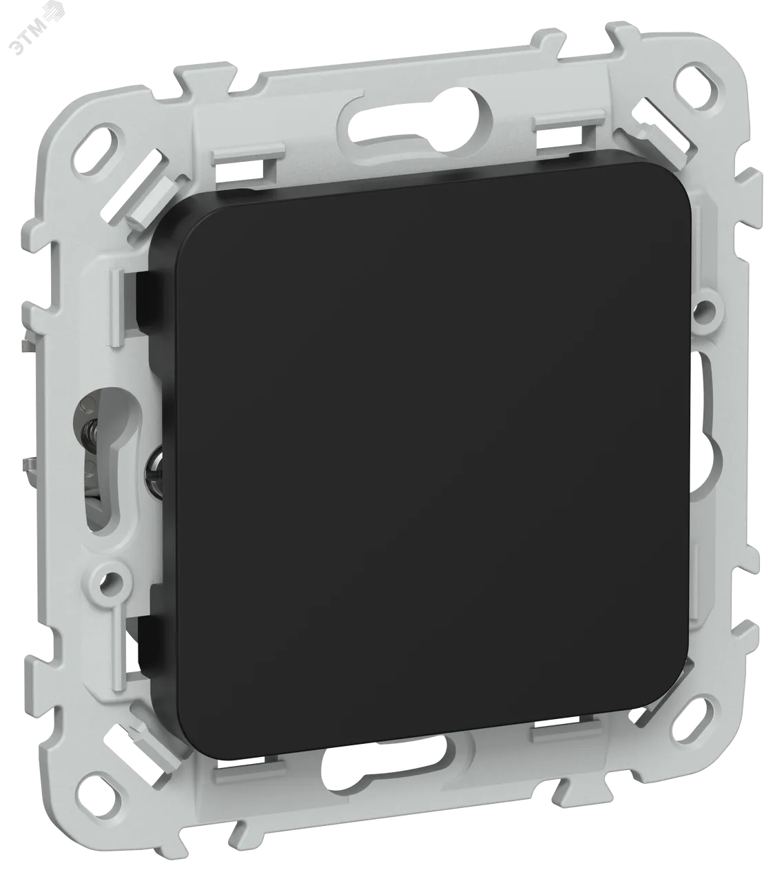 FLITE Заглушка с суппортом ЗГ-ФлЧ черный IEK FI-PL10-K02