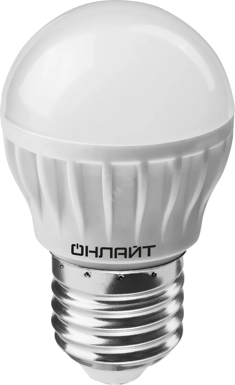 Лампа светодиодная LED 6вт Е27 дневной матовый шар 20180