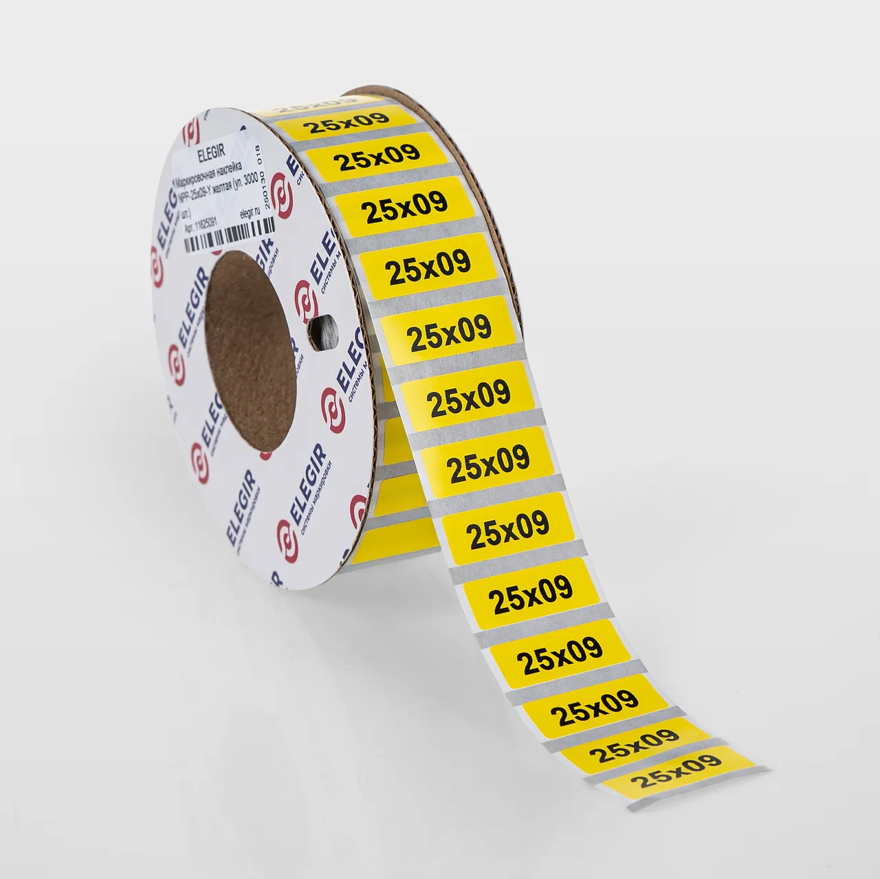 Маркировочная наклейка NPP-25х09-Y желтая (уп. 3000 шт.), 11625091