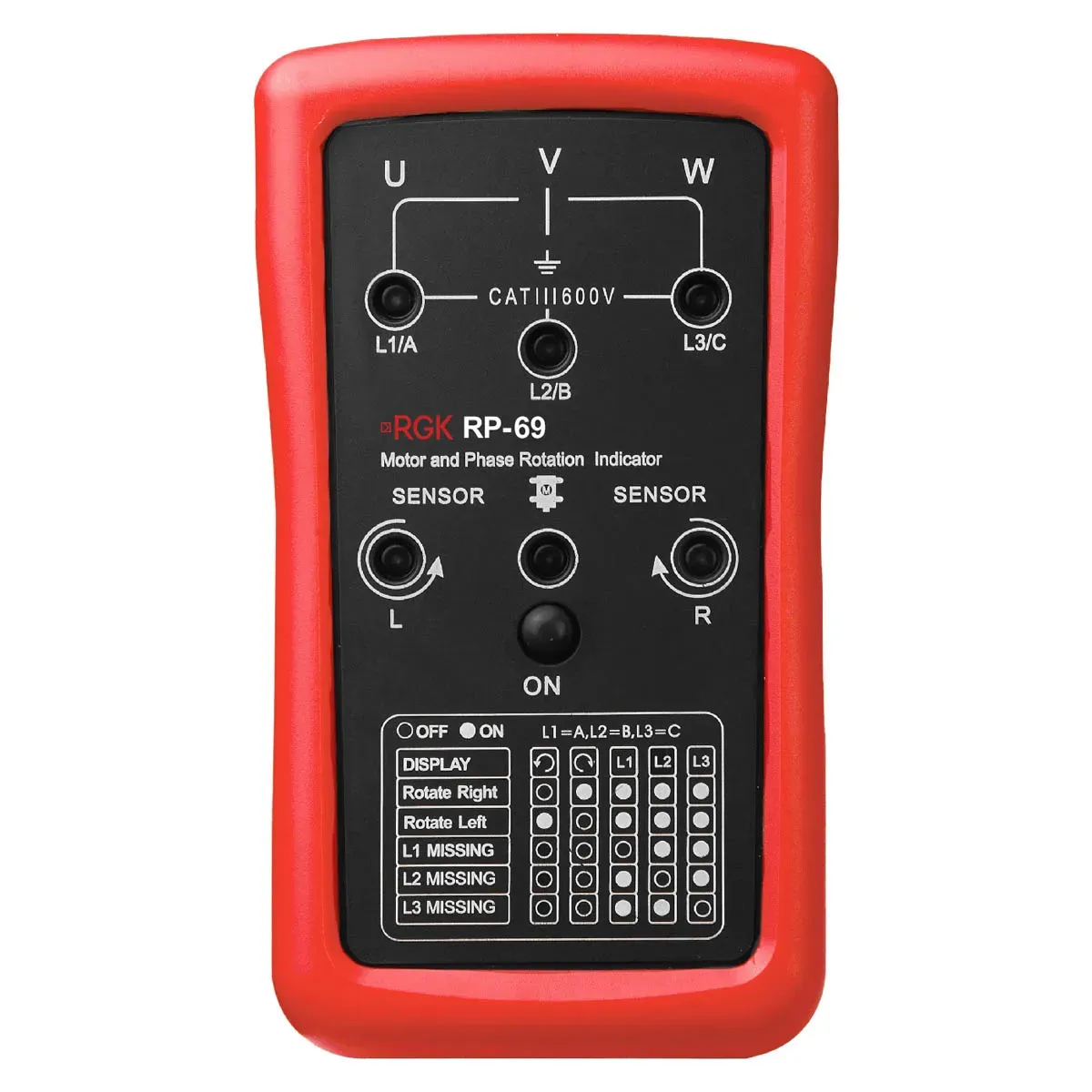 Индикатор чередования фаз RGK RP-69