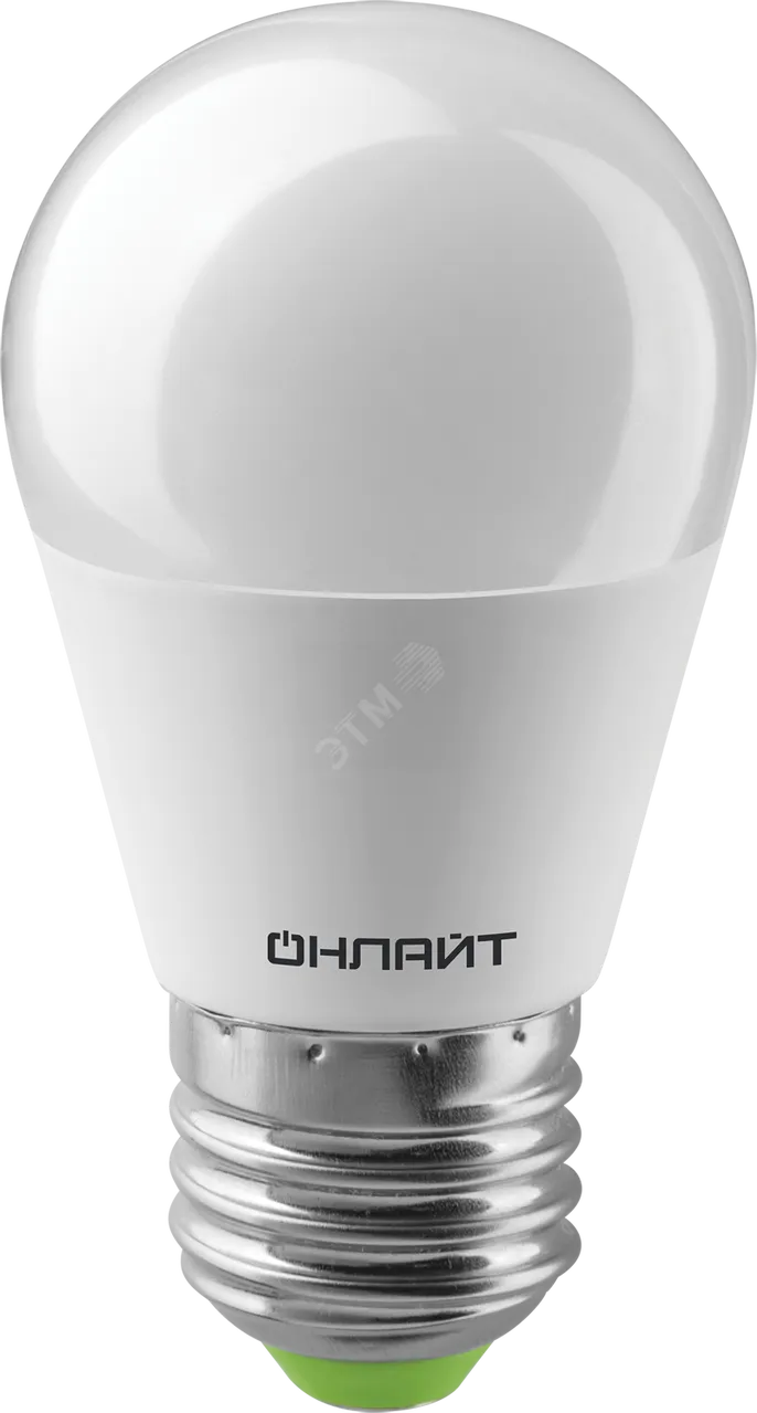Лампа светодиодная LED 10вт Е27 теплый матовый шар 21220