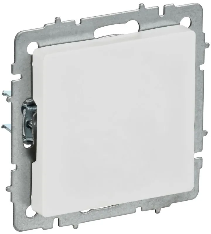 BRITE Заглушка с суппортом МЗ10-БрАБ арктический белый IEK BR-PL10-K91
