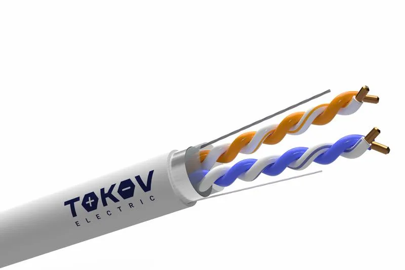 Кабель витая пара F/UTP 2х2х24AWG кат.5E PVC (м) TOKOV ELECTRIC TKE-C06-F22-5E-305-PVC