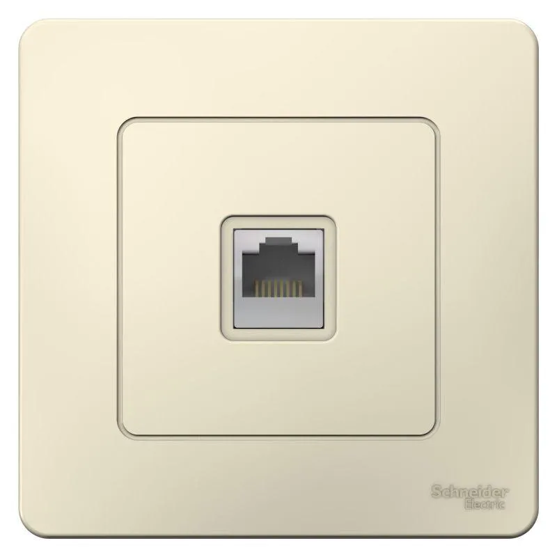 BLANCA скрытой установки розетка компьютерная RJ45, молочный BLNIS045002