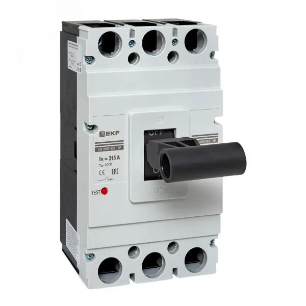 Выключатель автоматический 3п 400/315А 42кА ВА-99М PROxima mccb99-400-315m