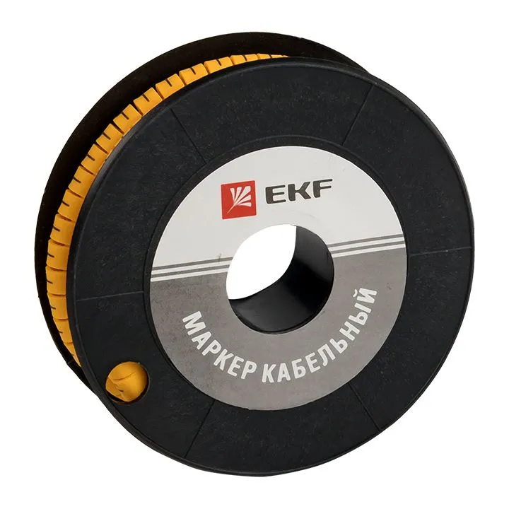 Маркер кабельный 4,0 мм2 "L"  (ЕС-2) EKF PROxima plc-KM-4-L