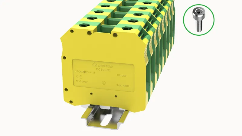 Заземляющая клемма PC50-PE-01P-1Y-01Z(H)