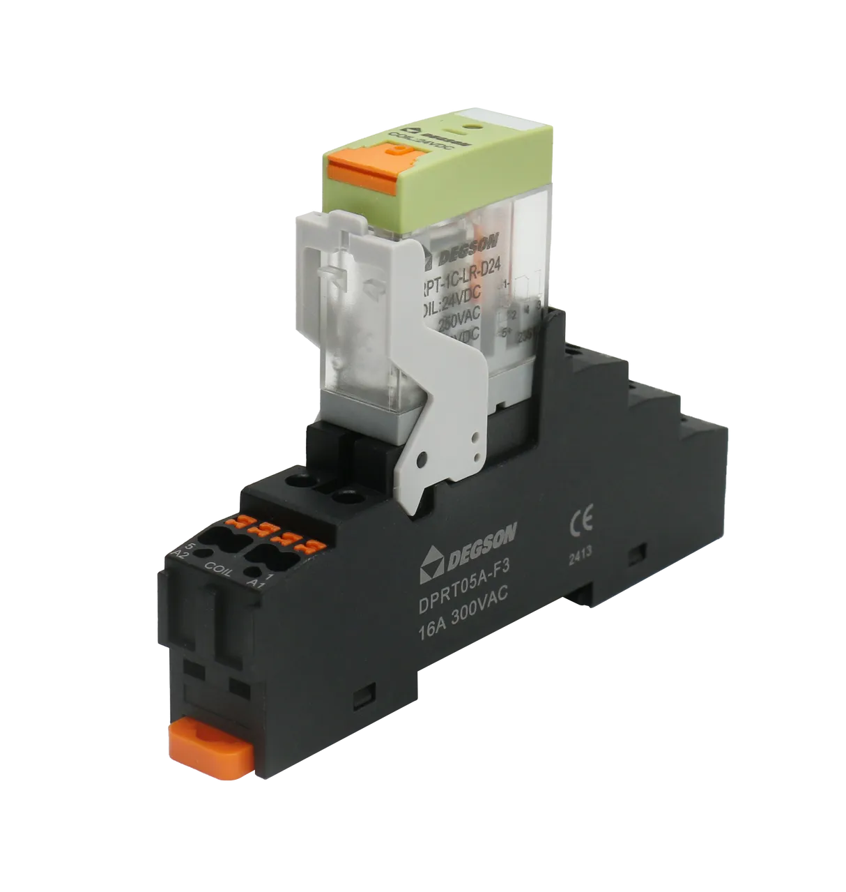 Реле с колодкой DRPTP-1C-D24