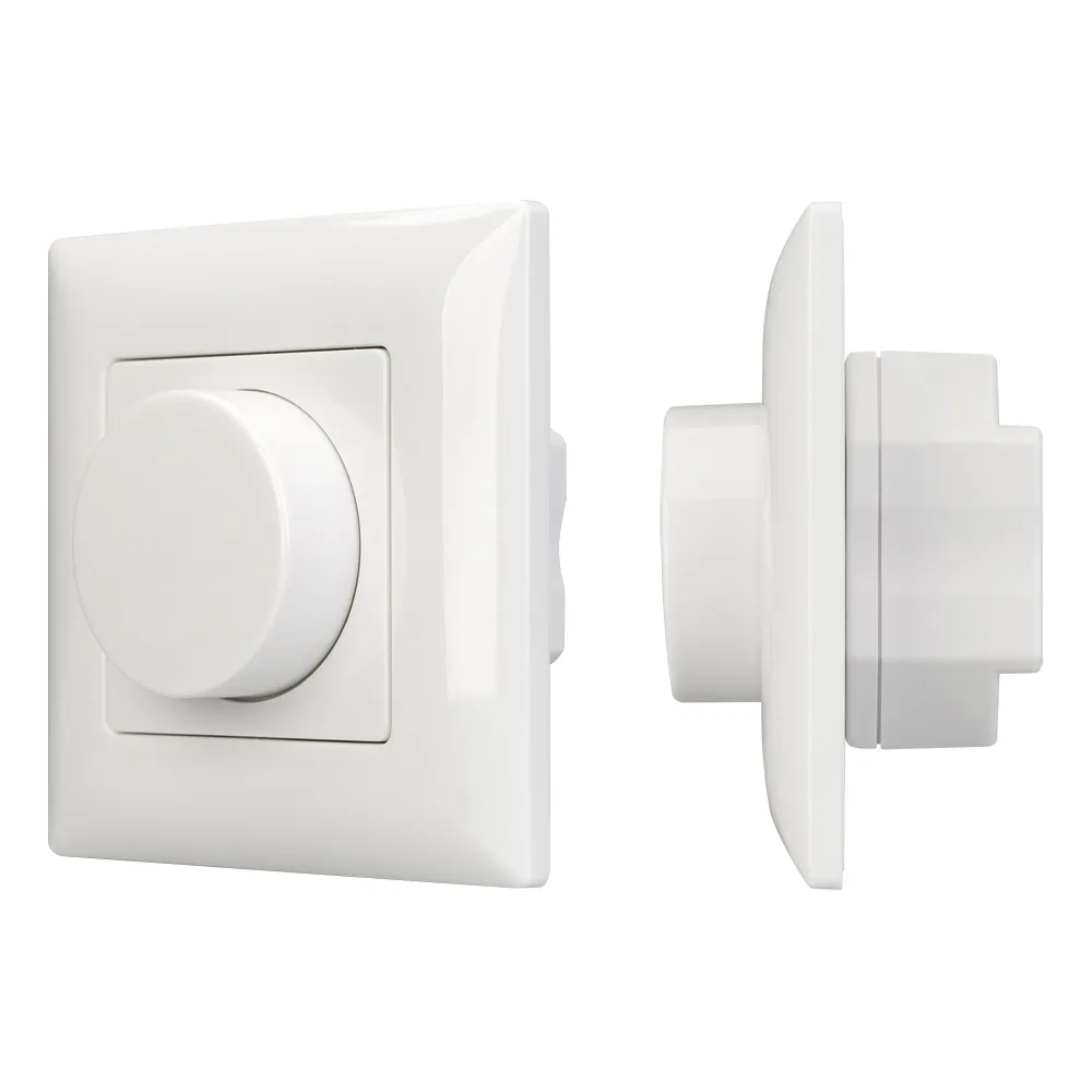 Панель SMART-P15-DIM-IN White (230V, 1A, TRIAC, Rotary, 2.4G) 025040