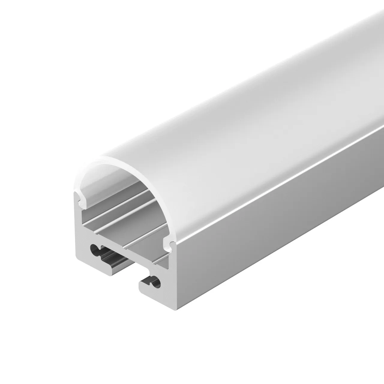 Профиль с экраном SL-LINE-2011M-2500 ANOD+OPAL ROUND 025871