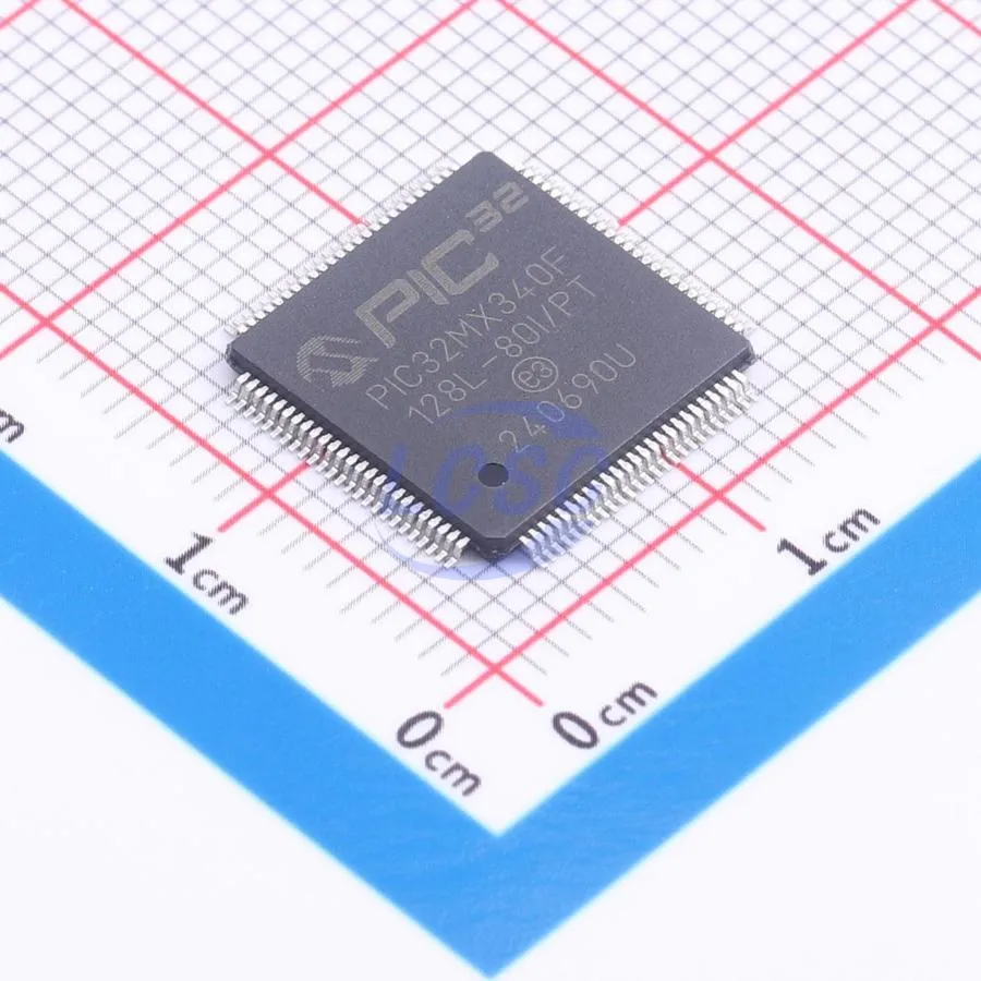 PIC32MX340F128L-80I/PT