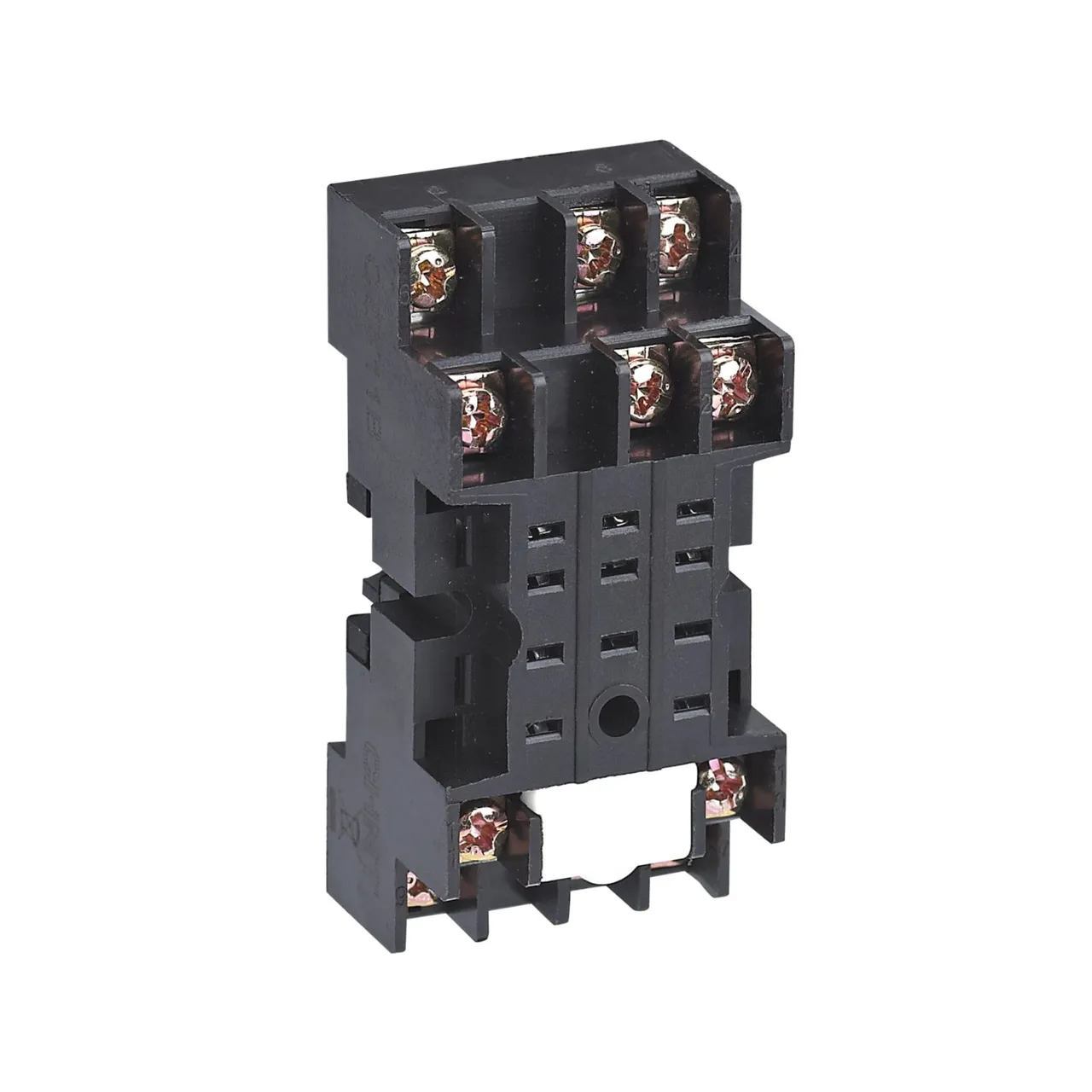 Колодка CZY08A-02 для реле JZX-22F(B)/2Z,NJX-13FW(B)/2ZS, JZX-18F(L)/2Z 2 контакта (R) 285962