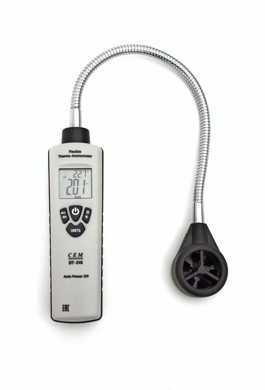 DT-318 Анемометр гибкий зонд