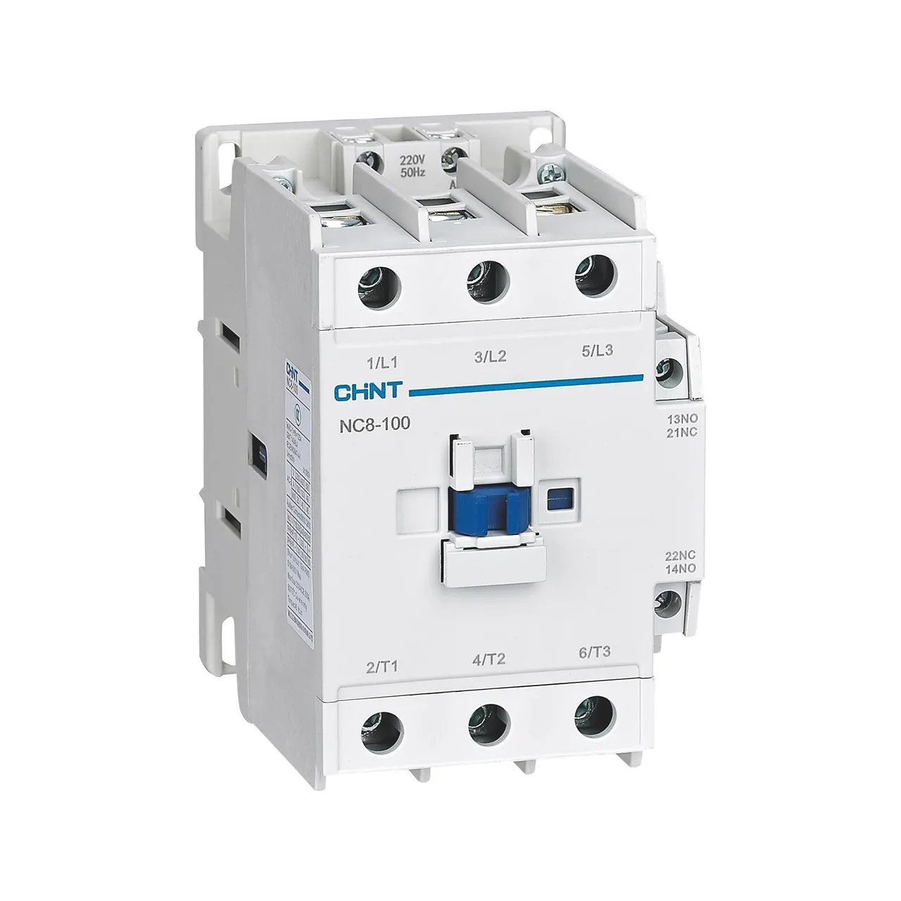 Контактор NC8-100/W 3P 100А AC/DC (24~60В) 1НО+1НЗ (R) 506523