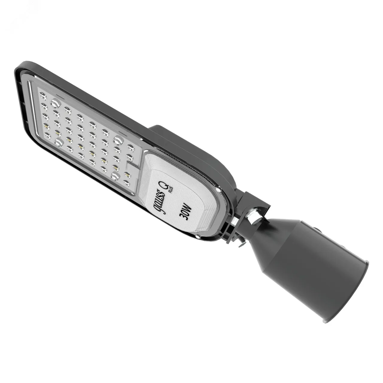 Светильник уличный Qplus 30W 3600lm 5000K 120-260V IP65 370*145*45мм черный КСС 629535330