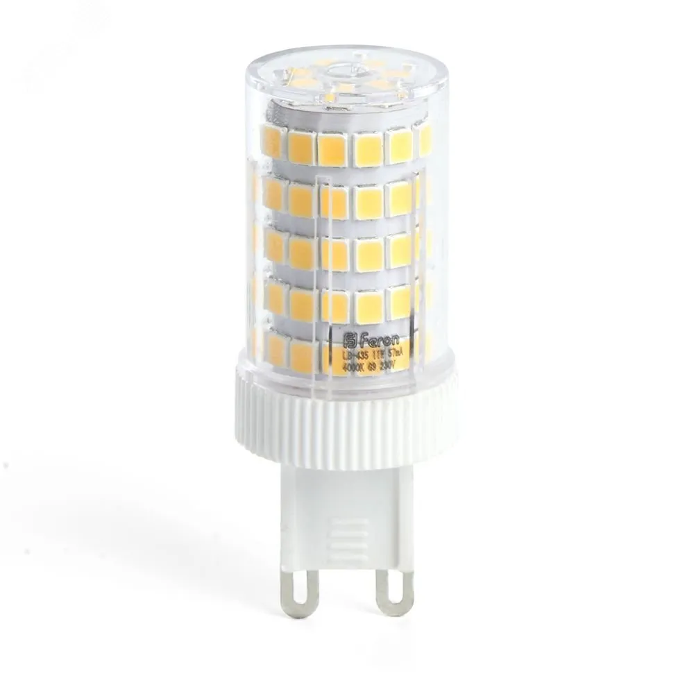 Лампа светодиодная LED 11вт 230в G9 дневной капсульная 38151