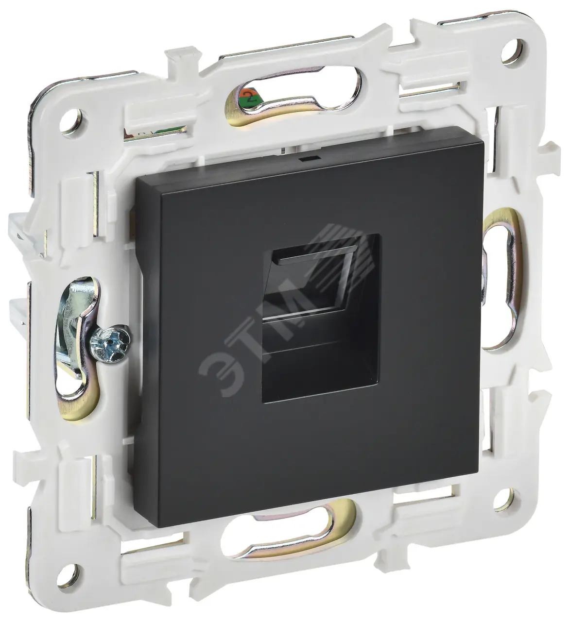 SKANDY Розетка компьютерная RJ45 кат.5E SK-K01Bl черный IEK SK-K10-1-K02
