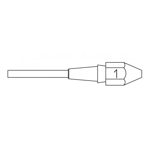 XDS 1 desoldering tip 1.4x2.5   L 10.5mm