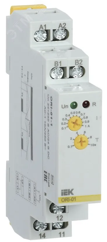 Реле тока ORI. 0,1-1 А. 24-240 В AC / 24 В DC ORI-01-1