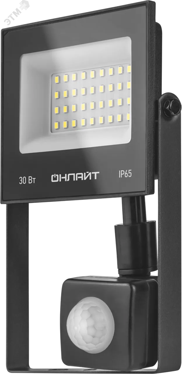 Прожектор светодиодный ДО-30w с ИК датчиком 6500К 2400Лм IP65 36434