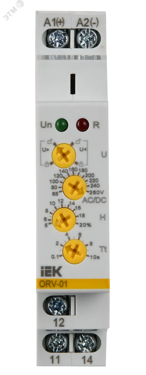 Реле напряжения ORV. 1ф 110-240 В AC/DC ORV-01-AD110-240