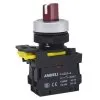 ПЛОСКАЯ КНОПКА LA115-A5-10D/R (LED) КРАС