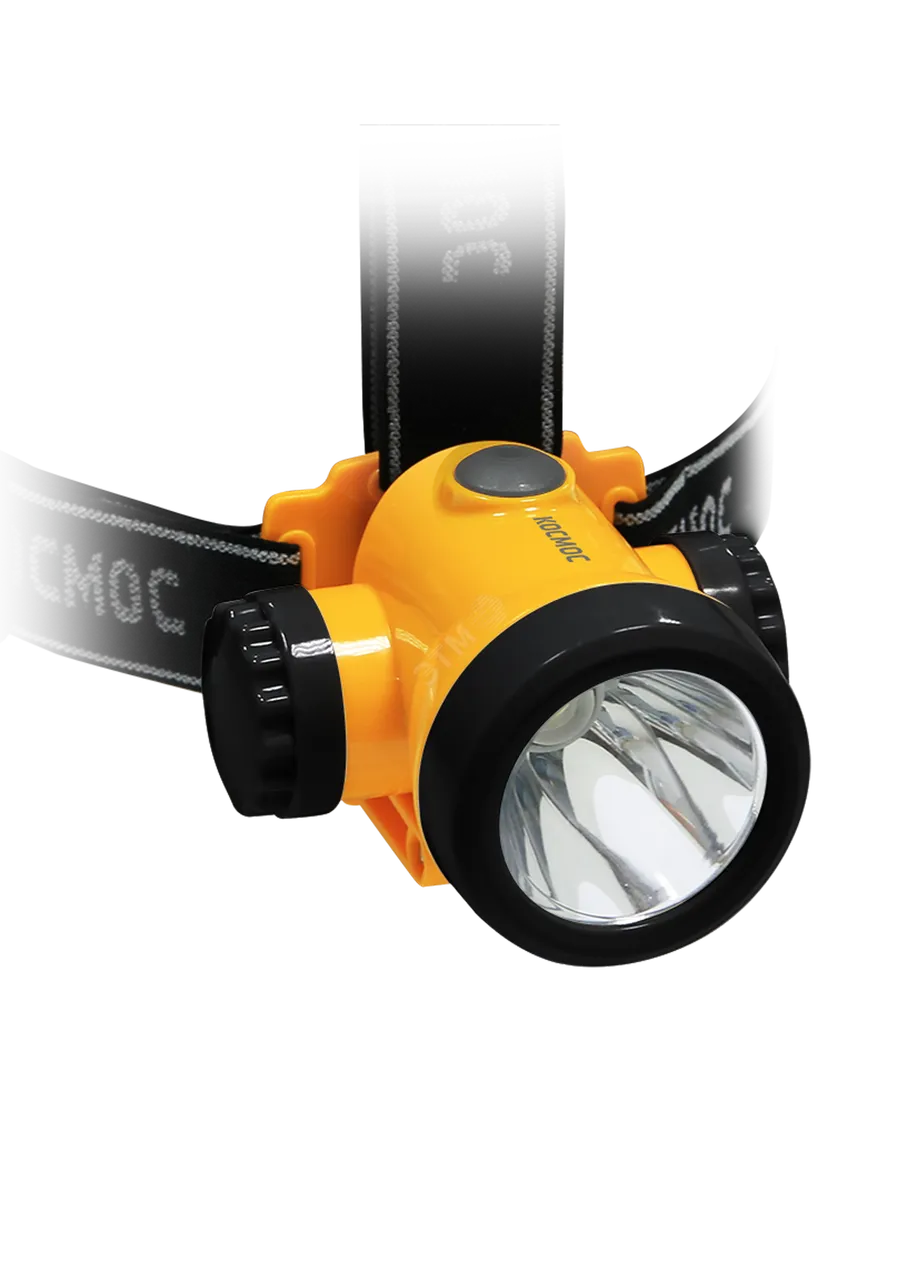 Фонарь аккумуляторный налобный H3W LED 3Вт 2 режима литиевый аккум. 1.5А.ч ЗУ USB KOCH3WLi-On