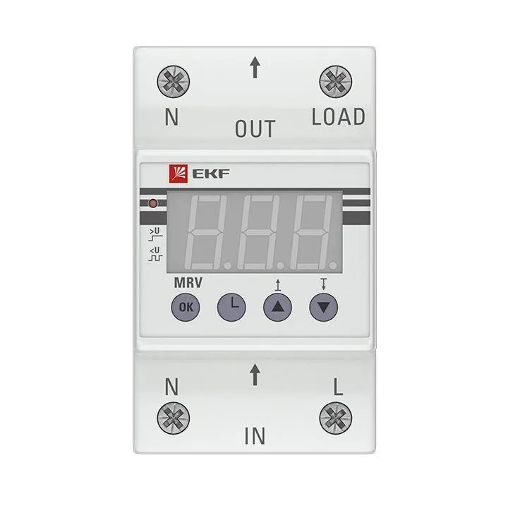 Реле напряжения с дисплеем MRV 40А PROxima MRV-40A