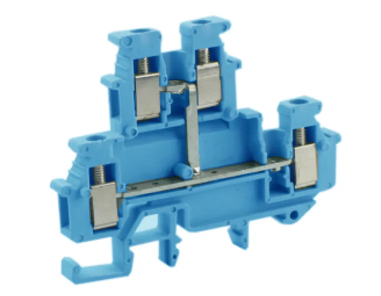 Проходная клемма (MINI) UKJ-2.5M/2X2(BU)
