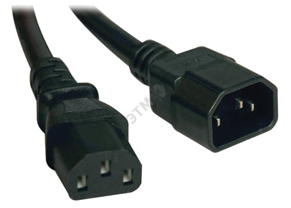 Кабель подключения PDU ITK 3х1.5 2м с разъемами С13 - С14 PC-C13C14-2M