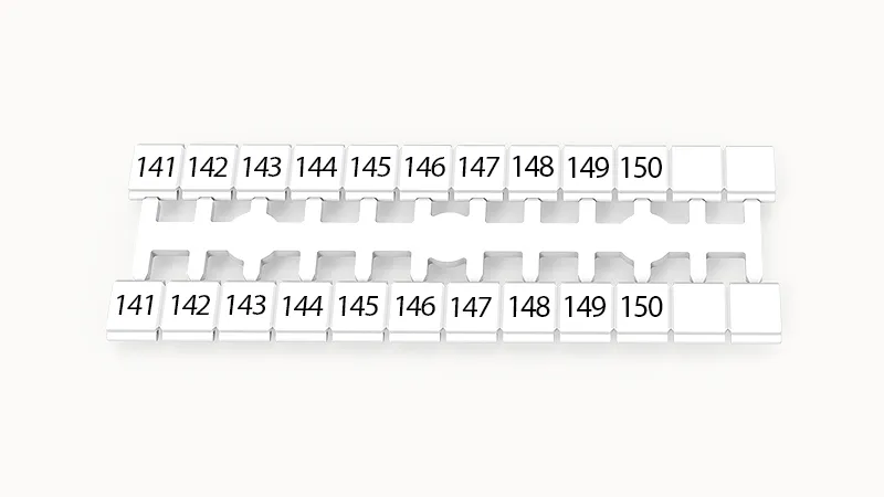 Маркировка (в кассетах) ZK5-24P-19-25Z(H)