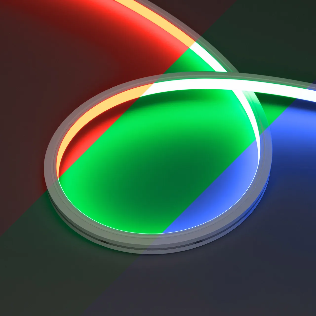 Лента герметичная MOONLIGHT-TOP-B84-13x12mm 24V RGB (12 W/m, IP67, 5m, wire x2) 041485