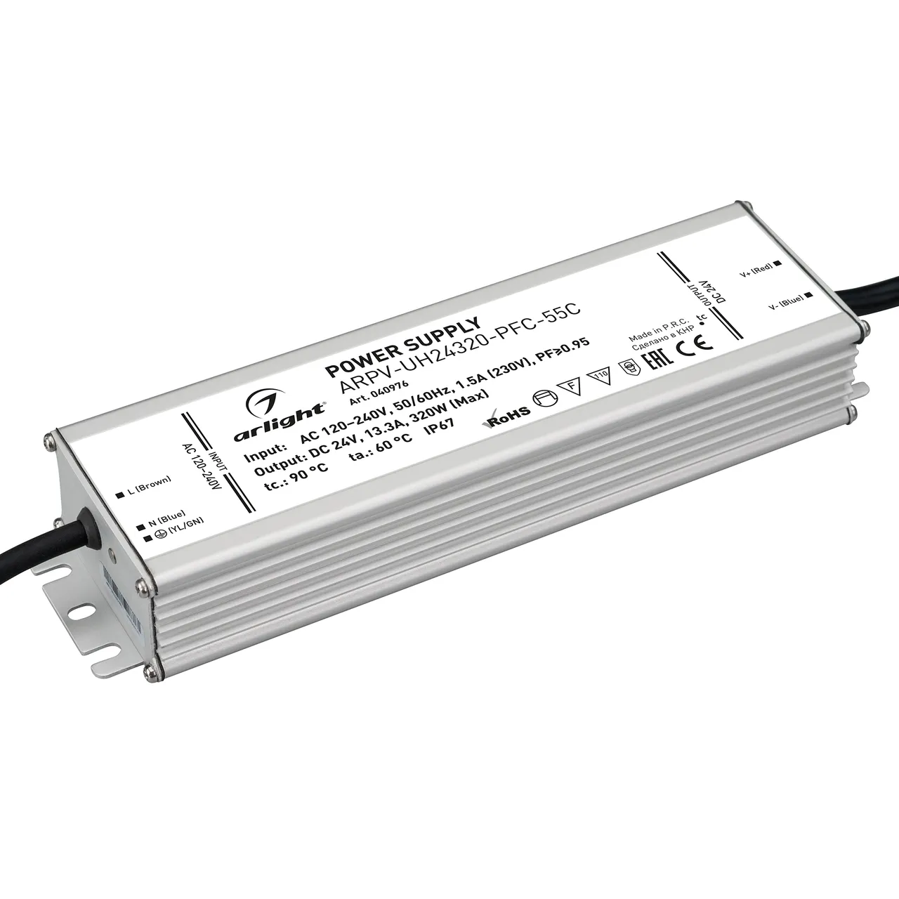 Блок питания ARPV-UH24320-PFC-55C (24V, 13.3A, 320W) 040976