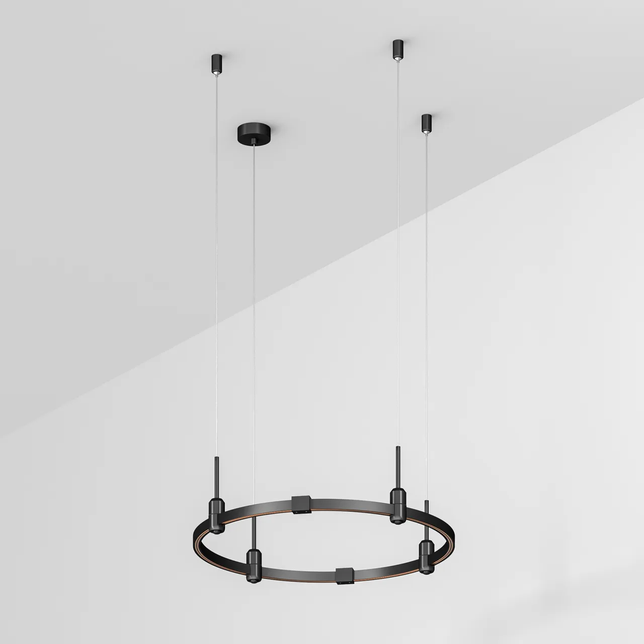 Трек ART-APRIORI-ROUND-HANG-R600 (BK) (Arlight, IP20 Металл, 3 года) 048487