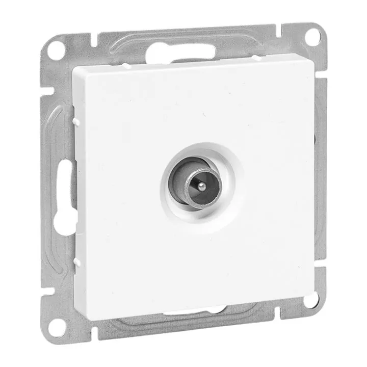 Механизм розетки TV, оконечная, белый Эпика EKF UP1-SOW-TV-3