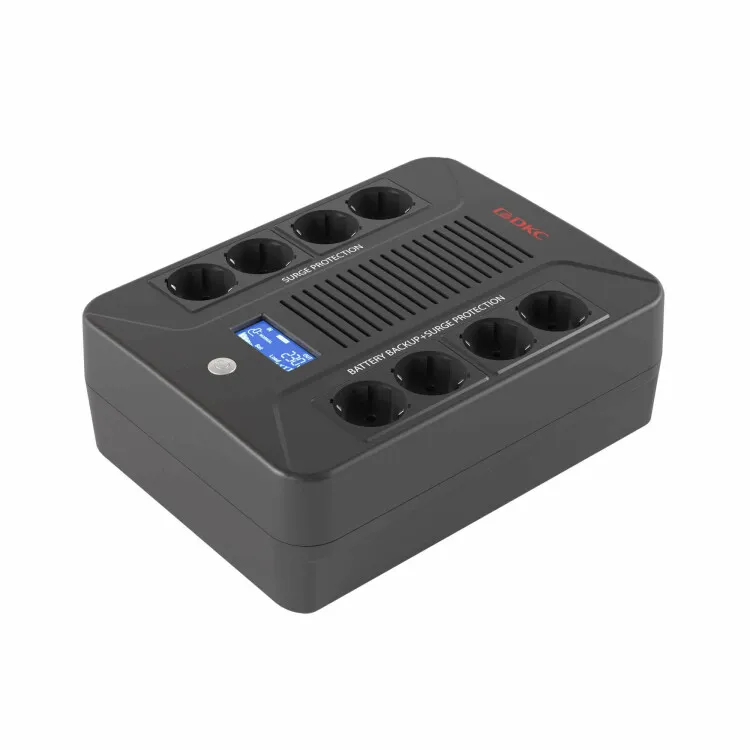 ИБП линейно-интерактивный серии Info PDU 600 ВА/360Вт 1/1.8хSchuko LCD 1х7А.ч INFOPDU600LCD