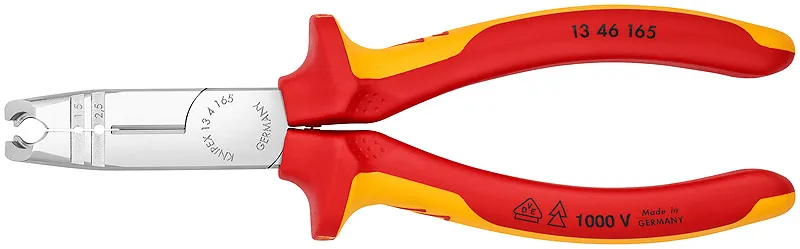 Клещи-стрипперы VDE для круглых кабелей, 0.75-1.5/2.5 мм2, длина 165 мм, хром-2 KN-1346165
