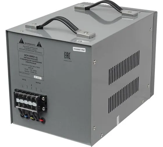 Стабилизатор напряжения АСН-3000/1-Ц 1ф 3кВт IP20 релейный 63/6/5