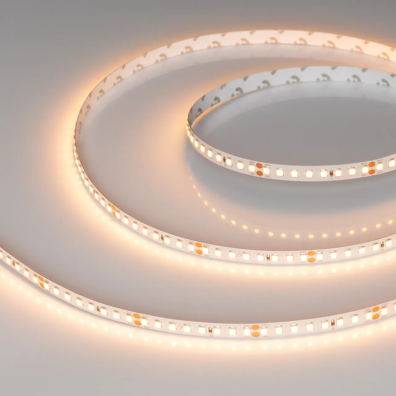 Лента RT-A160-8mm 24V Warm2400 (12 W/m, IP20, 2835, 5m) 028561(2)