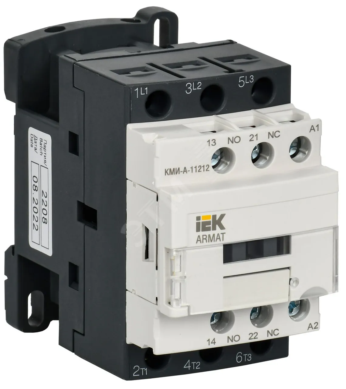 Контактор КМИ-А-11212 LC1D 12А кат. 230В AC 1НО+1НЗ AC-3 AR-ACC-11-012-230-11