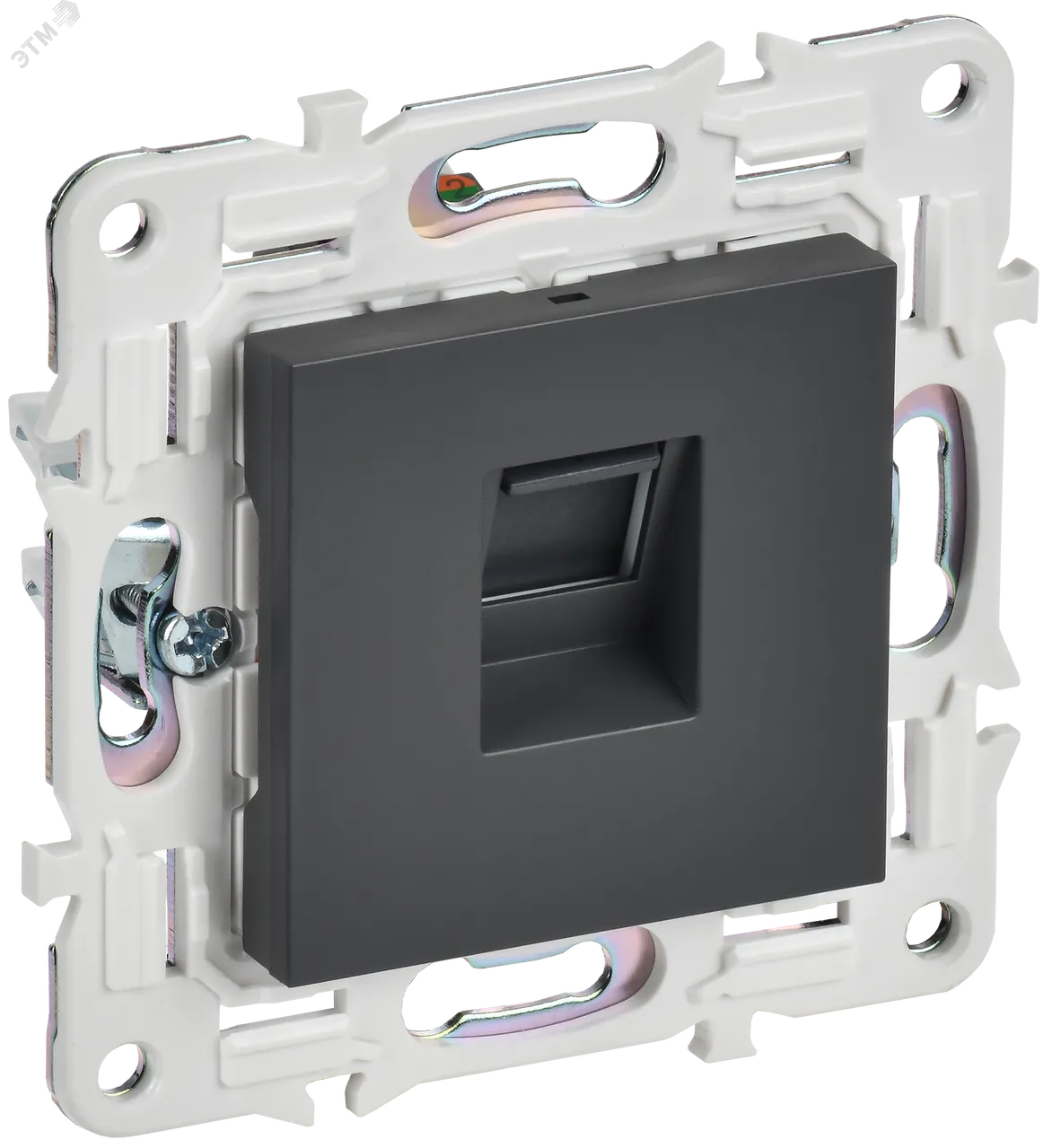 SKANDY Розетка компьютерная RJ45 кат.5E SK-K01T титан IEK SK-K10-1-K48
