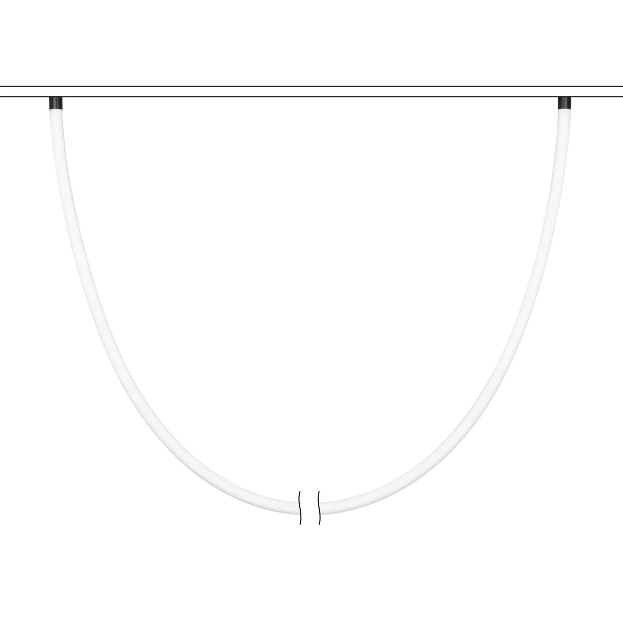 Светильник MAG-FLEX-TUBE-ELASTIC-L5000-70W Day4000 (BK, 360 deg, 48V) 035385