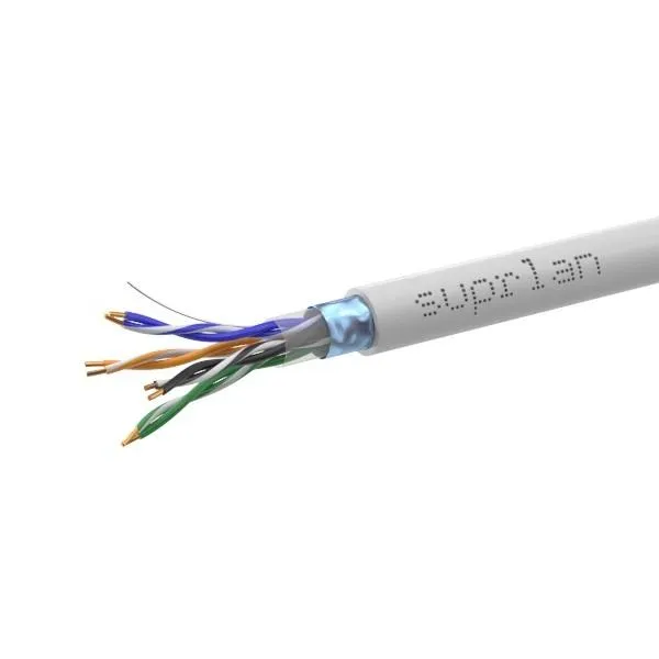 Кабель витая пара F/UTP кат.5E 4х2х24AWG solid Cu PVC Standard сер. (м) 01-1031-1