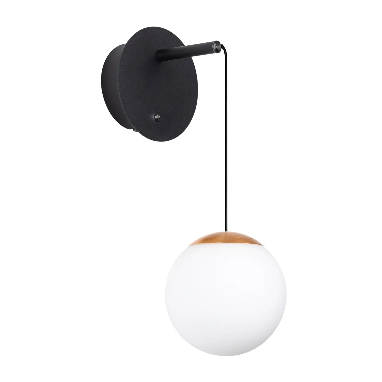 Светильник SP-BEADS-WALL-HANG-R130-6W Day4000 (BK-GD, 180 deg, 230V) 037065