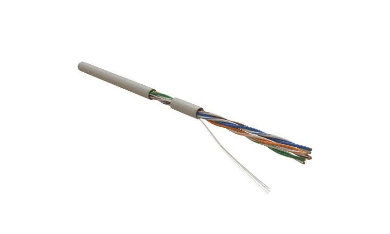 Кабель витая пара U/UTP кат.5E 4х2х24AWG solid PVC UUTP4-C5E-S24-IN-PVC-GY-305 сер. (м) 41903