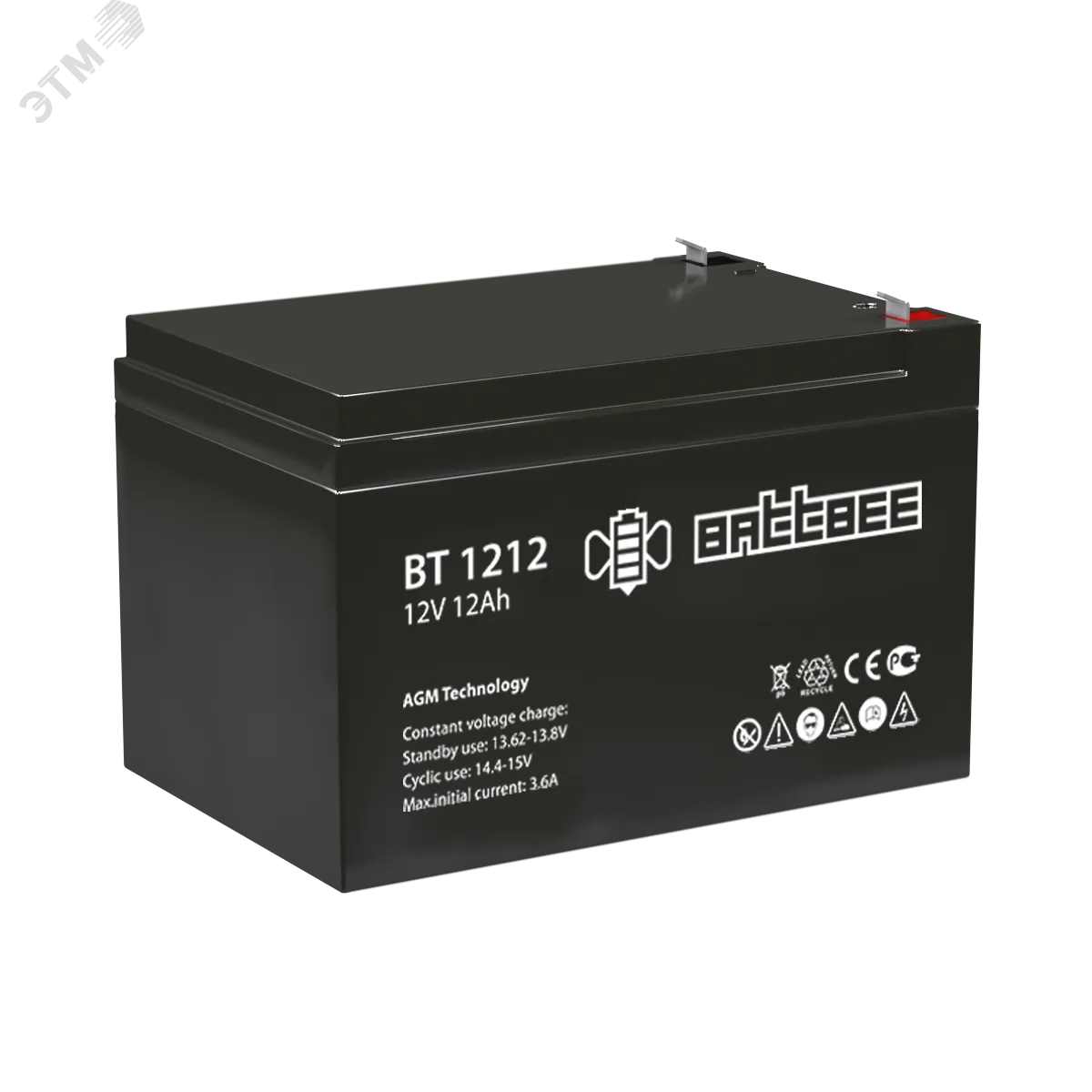 Аккумулятор BT 12-12 BattBee 4614060010006