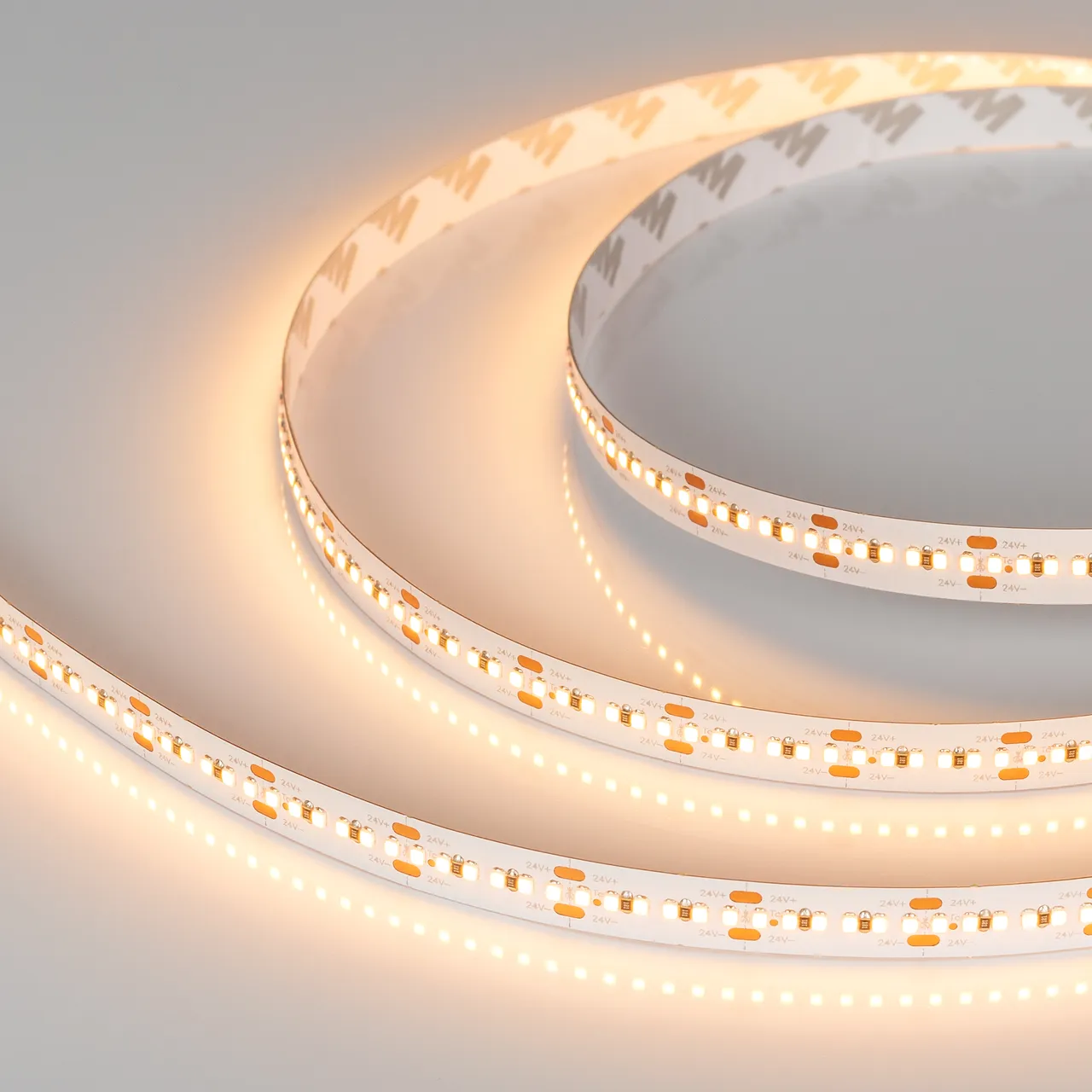 Лента MICROLED-M300-10mm 24V Warm3000 (21.6 W/m, IP20, 2216, 5m) 023590(2)