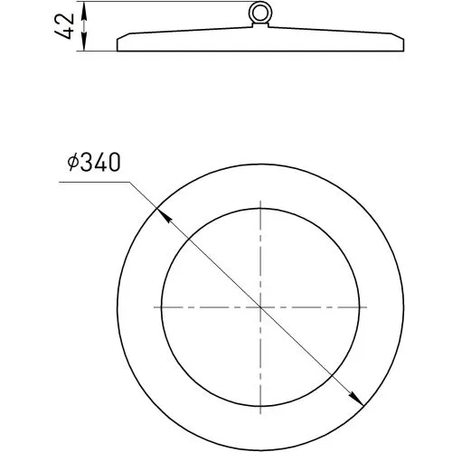 Светильник подвесной SPP-402-0-50K-200 200Вт 20000лм 5000К Кп<2% КСС Д DOB IP65 LED (High Bay) для высоких пролетов Б0046670