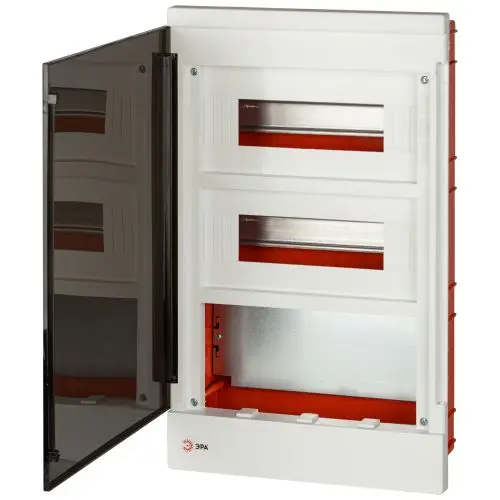 Щит распределительный со слаботочным отсеком MultiBox bs-24f встраиваемый пластиковый 24 модуля IP40 Б0059317