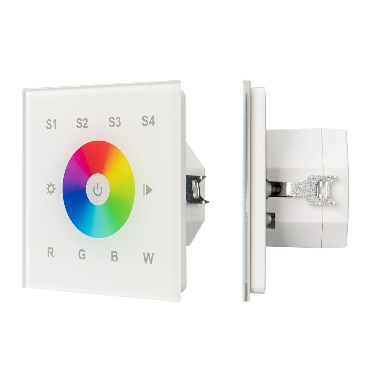 INTELLIGENT ARLIGHT Сенсорная панель DALI-901-11-1G-4SC-RGBW-DT8-IN White (BUS/230V) 037200